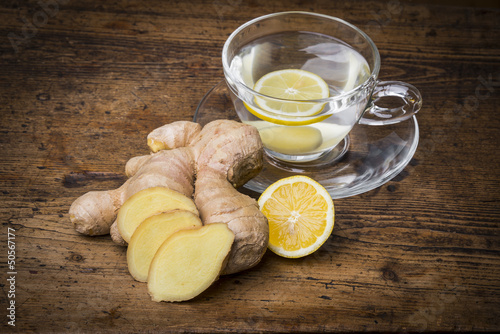 Photo: a cup of ginger tea a cup of ginger tea