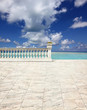 terrace at the seaside ( Maledives )
