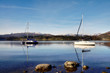 View of Lake Windermere with two boats