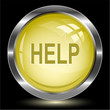 Help. Internet button. Vector illustration.
