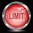 Limit. Internet button. Vector illustration.