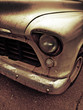 dirty classic car