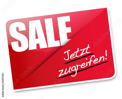 Illustration: SALE Button, Icon SALE Button, Icon