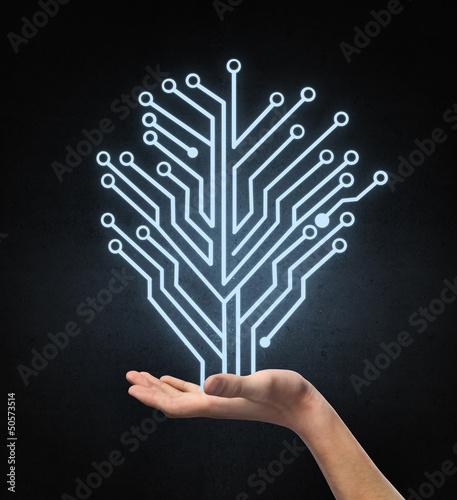 Photo: electronic circuit board electronic circuit board