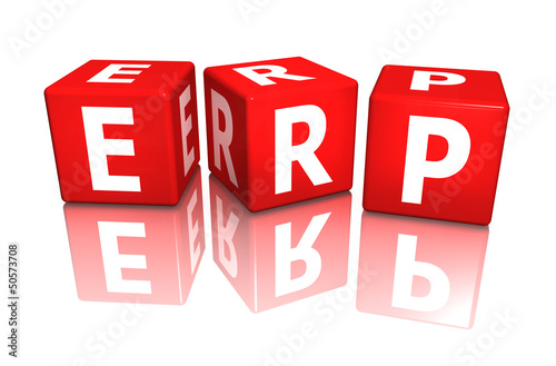 Illustration: würfel cube erp 3d würfel cube erp 3d