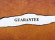Guarantee concept