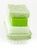 Natural handmade soap in green for spa