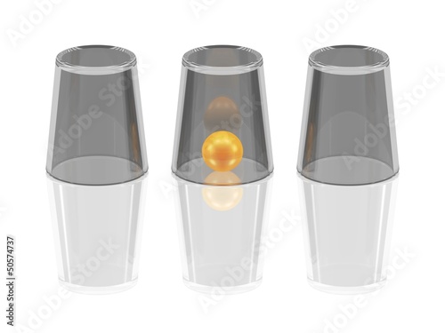 Illustration: Hütchenspielerei - Transparenz Hütchenspielerei - Transparenz