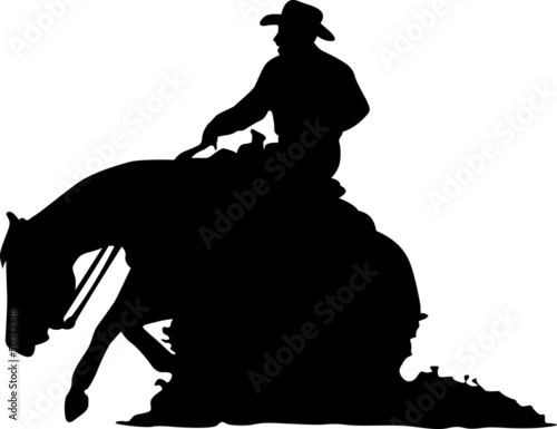 Vector: Quarter Horse - Sliding Stop Quarter Horse - Sliding Stop