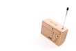 Radio cardboard