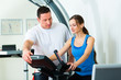 Patientin bei der Physiotherapie