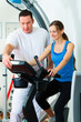 Patientin bei der Physiotherapie