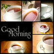 Cup of tea, photo collage