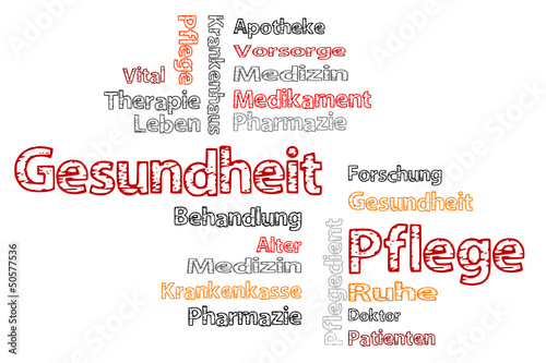 Illustration: Pflege Gesundheit Pflege Gesundheit