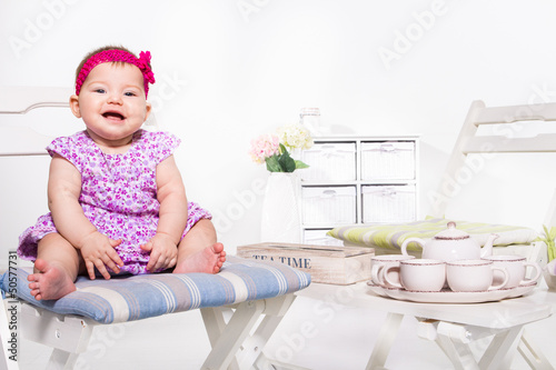 Photo: Cheerful baby Cheerful baby