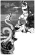 Nordic-Germanic Mythology : Thor fighting a Snake