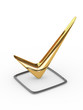 Gold checkmark