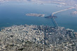 Aerial Photograph of downtown San Francisco and the Bay