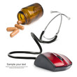 stethoscope computer mouse medical online concept