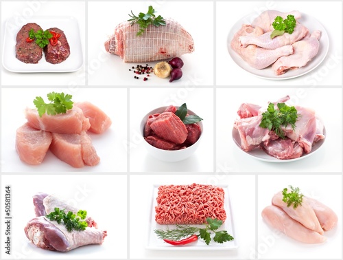 Photo: Collection of meat images Collection of meat images