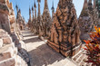 Stupas in the Kakku Pagoda Complex in Myanmar