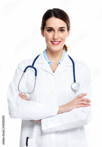 Photo: Doctor woman. Doctor woman.