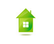 illustration of green house