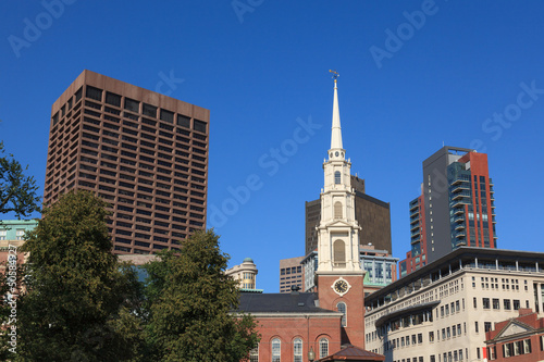 Photo: The Old South Meeting House in Boston The Old South Meeting House in Boston