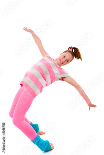 Photo: balance, girl dancer dancing balance, girl dancer dancing