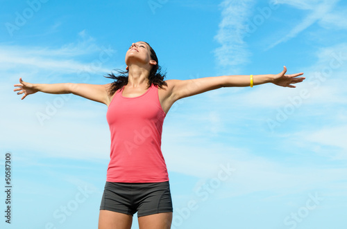 Photo: Woman freedom and happiness Woman freedom and happiness