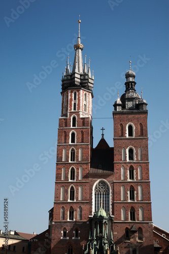 Photo: Mariacki church in Krakow Mariacki church in Krakow