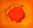 Hole in the paper