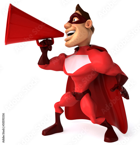 Illustration: Fun superhero Fun superhero