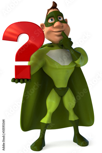 Photo: Green superhero Green superhero