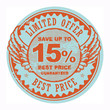 Stamp with the text Best Price, Limited Offer written inside