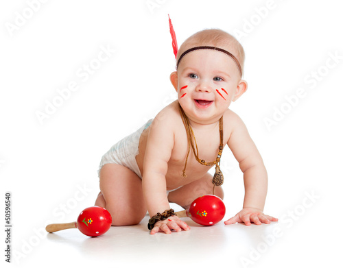 Photo: kid baby playing indian boy kid baby playing indian boy