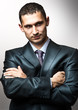 Young handsome man wearing  suit