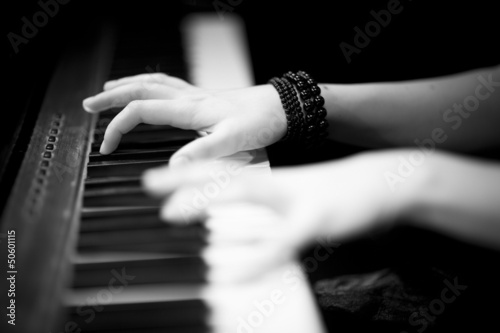 Photo: Playing piano Playing piano