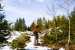 Photo: Worker with brush cutter Worker with brush cutter