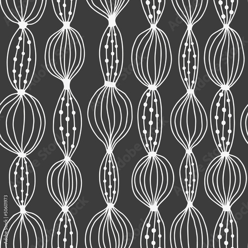 Vector: Beautiful seamless pattern with bright garland Beautiful seamless pattern with bright garland