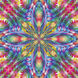 Vector: Mystical baroque cross pattern, seamless Mystical baroque cross pattern, seamless