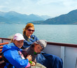 Lake Como (Italy) and family on ship
