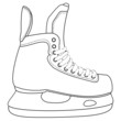 Schlittschuh Vektor Icon Button