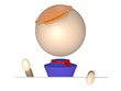 Sam_hinter der Wand - 3D