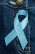 Blue ribbon for prostate cancer awareness