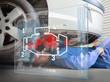 Laying mechanic consulting interface with an engine