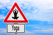 Schild Yoga © Matthias Buehner