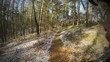 MTB Downhill im Winter über Trails, 1. Teil