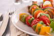vegetarian skewer kebab