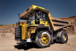 heavy building bulldozer quarry,car